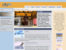 Tablet Screenshot of citytv.hu